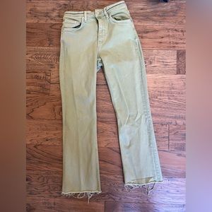 Adorable Green Zara Jeans